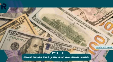 «انخفاض ملحوظ» سعر الدولار يهتز في 7 بنوك ويثير قلق الأسواق
